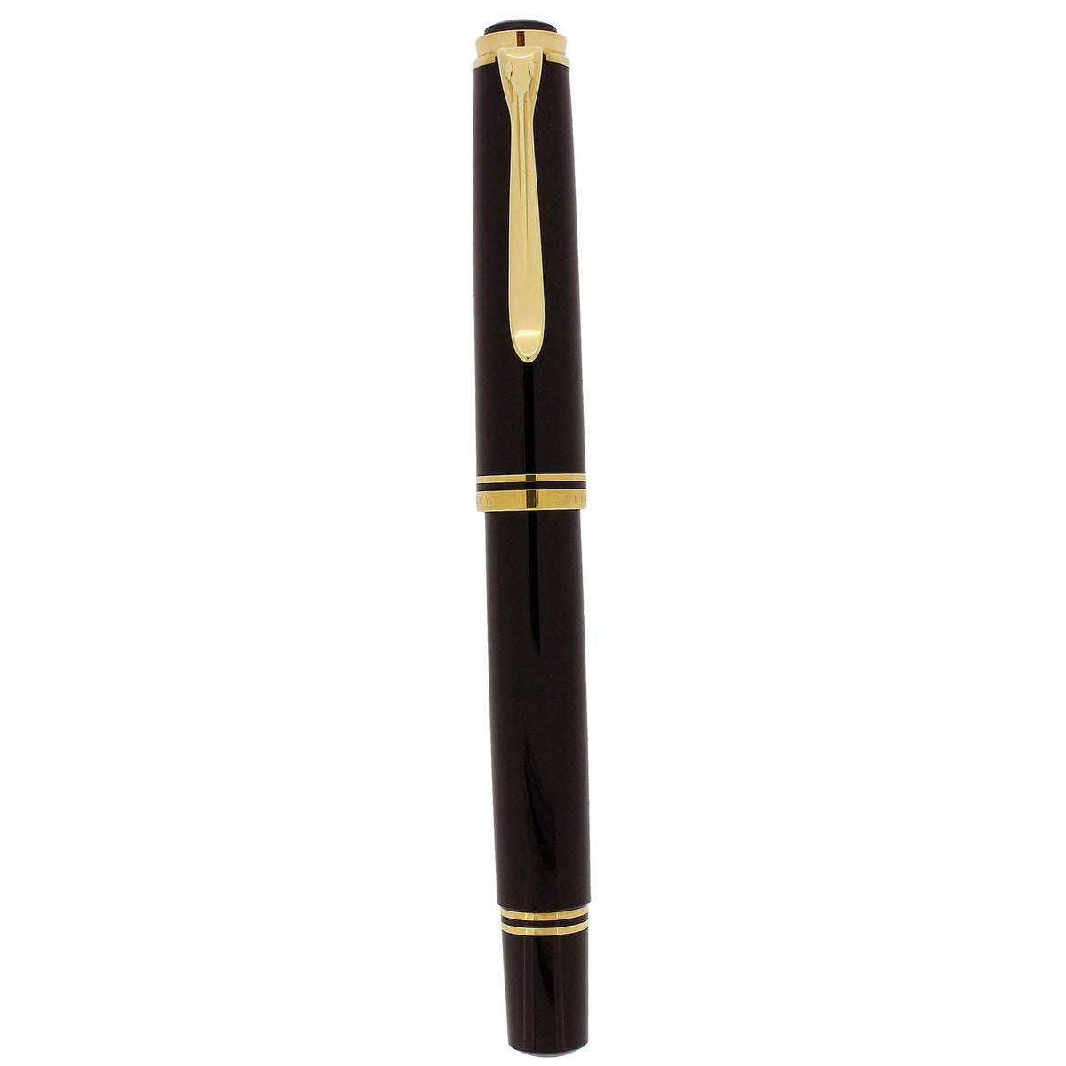 NEVER INKED 1991 W. GERMANY PELIKAN M800 BLACK W/GOLD TRIM 14K M NIB F