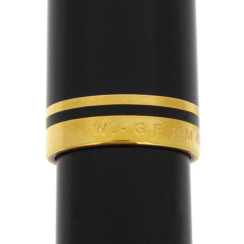 NEVER INKED 1991 PELIKAN M800 BLACK W/GOLD TRIM 14K M NIB BLACK FOUNTAIN PEN OFFERED BY ANTIQUE DIGGER