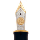 NEVER INKED 1991 PELIKAN M800 BLACK W/GOLD TRIM 14K M NIB BLACK FOUNTAIN PEN OFFERED BY ANTIQUE DIGGER