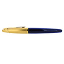 1990S WATERMAN EDSON SAPPHIRE BLUE 18K FINE NIB FOUNTAIN PEN NEAR MINT CONDITION OFFERED BY ANTIQUE DIGGER