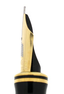 NEVER INKED 1991 PARKER DUOFOLD CENTENNIAL 23K GORGON PATTERN 18K NEEDLE POINT NIB FOUNTAIN PEN OFFERED BY ANTIQUE DIGGER