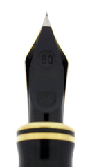 NEVER INKED 1991 PARKER DUOFOLD CENTENNIAL 23K GORGON PATTERN 18K NEEDLE POINT NIB FOUNTAIN PEN OFFERED BY ANTIQUE DIGGER