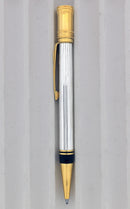 1991 PARKER DUOFOLD STERLING SILVER GODRON BALLPOINT PEN MINT OFFERED BY ANTIQUE DIGGER