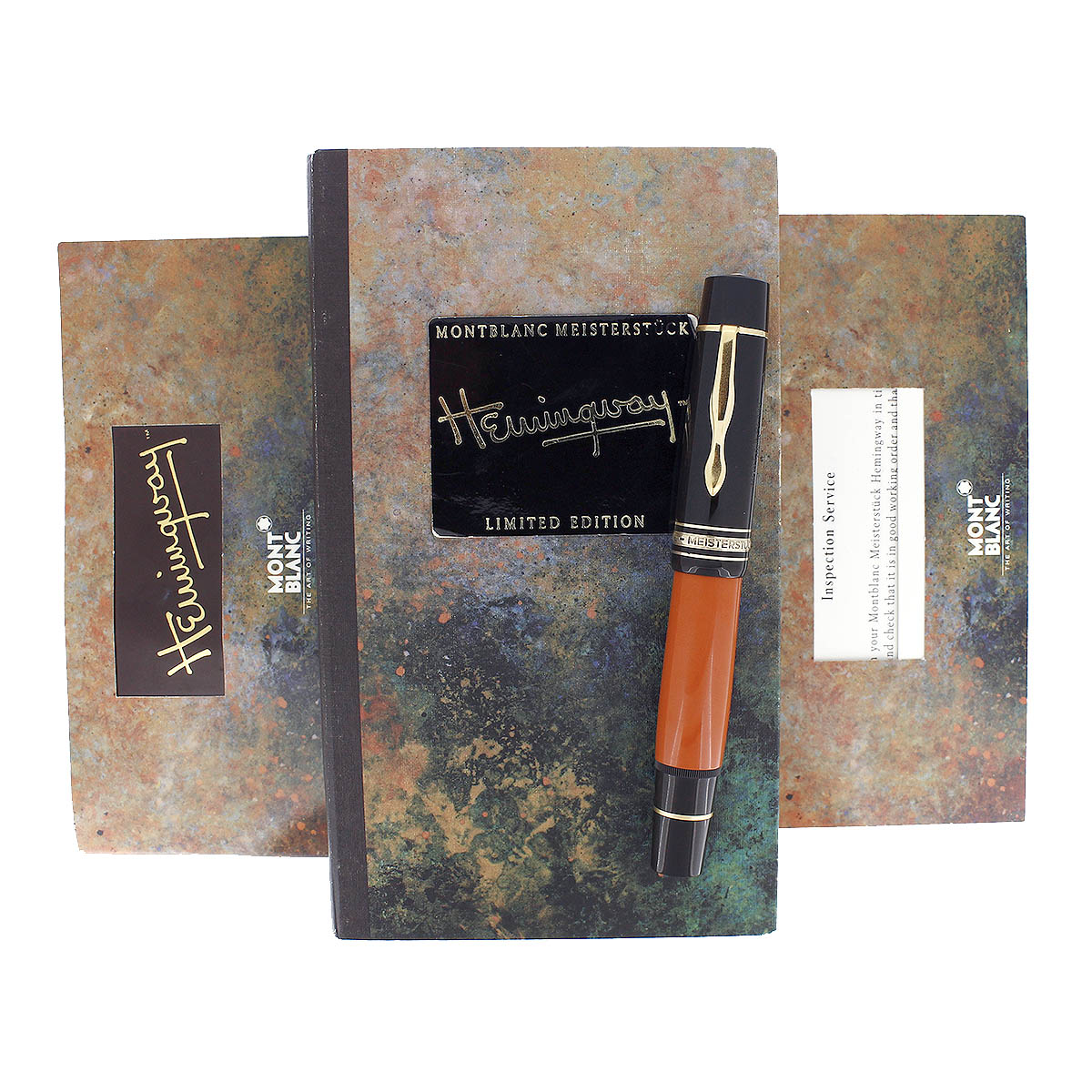 1992 MONTBLANC ERNEST HEMINGWAY WRITERS SERIES LIMITED EDITION FOUNTAI