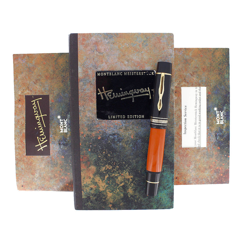 1992 MONTBLANC ERNEST HEMINGWAY WRITERS SERIES LIMITED EDITION FOUNTAIN PEN OFFERED BY ANTIQUE DIGGER