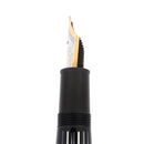 C1992 MONTBLANC MEISTERSTUCK N°146 SOLITAIRE STERLING LINED PATTERN 18K OB NIB FOUNTAIN PEN NEAR MINT IN BOX OFFERED BY ANTIQUE DIGGER