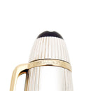 C1992 MONTBLANC MEISTERSTUCK N°146 SOLITAIRE STERLING LINED PATTERN 18K OB NIB FOUNTAIN PEN NEAR MINT IN BOX OFFERED BY ANTIQUE DIGGER