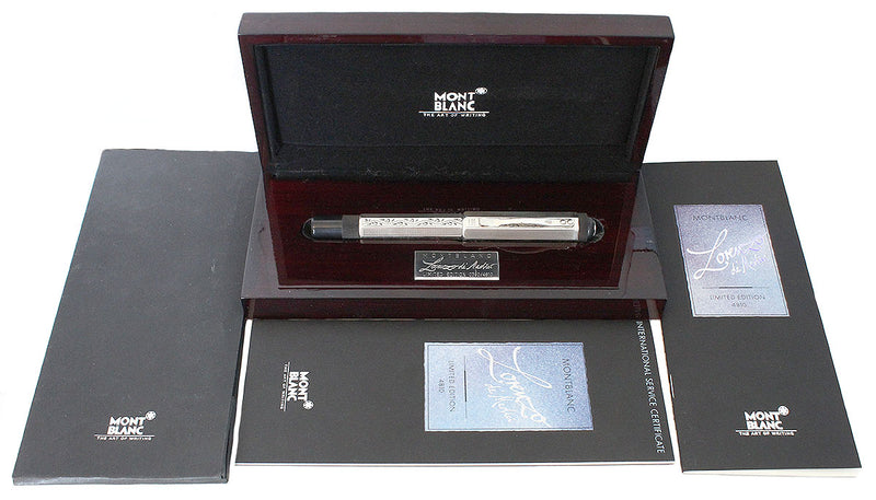 1992 MONTBLANC LORENZO DE MEDICI LIMITED EDITION FOUNTAIN PEN W/BOX MINT OFFERED BY ANTIQUE DIGGER