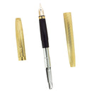 1990 PARKER 75 MILLERAIES 22K GOLD PLATED FOUNTAIN PEN NEAR MINT OFFERED BY ANTIQUE DIGGER
