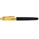 MINT 1992 PASHA DE CARTIER BLACK LACQUER & 18K GOLD PLATE CAP FOUNTAIN PEN OFFERED BY ANTIQUE DIGGER