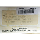 MINT 1992 PASHA DE CARTIER BLACK LACQUER & 18K GOLD PLATE CAP FOUNTAIN PEN OFFERED BY ANTIQUE DIGGER