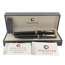 1992 SHEAFFER CONNAISSEUR HERRINGBONE 18K MEDIUM NIB FOUNTAIN PEN & BALLPOINT PEN SET OFFERED BY ANTIQUE DIGGER