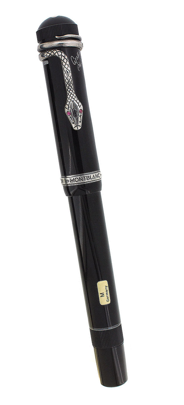 1993 MONTBLANC AGATHA CHRISTIE LIMITED EDITION MEISTERSTUCK FOUNTAIN PEN BOXED & STICKERED OFFERED BY ANTIQUE DIGGER