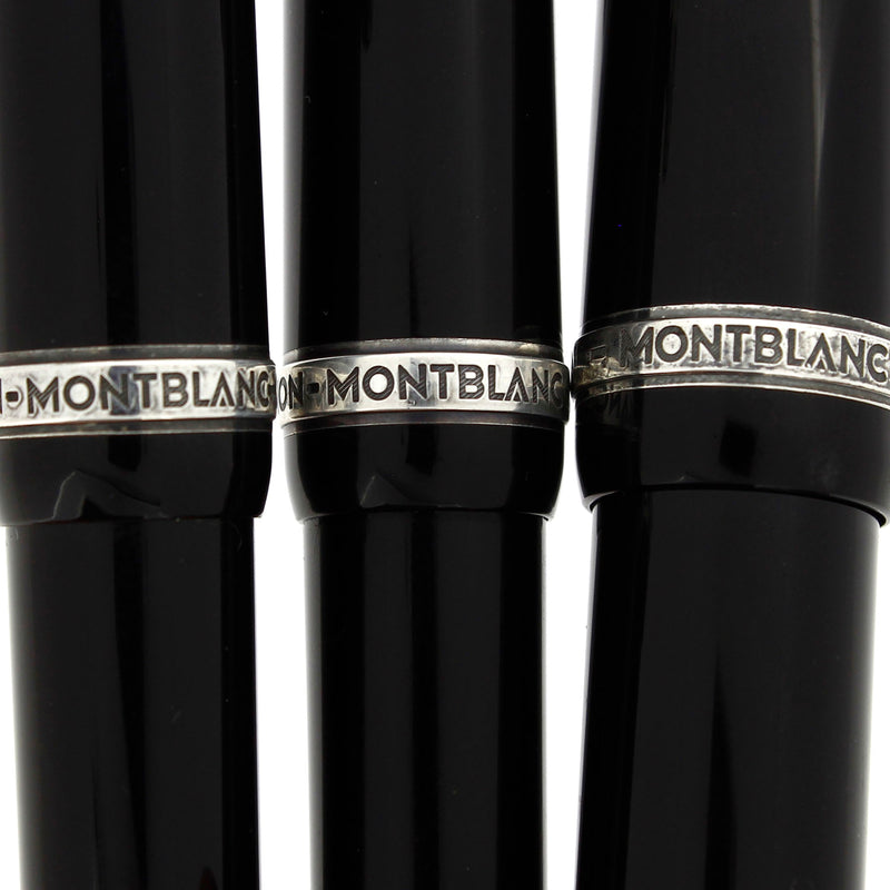 NEVER INKED 1993 MONTBLANC AGATHA CHRISTIE 3-PIECE LIMITED EDITION FOUNTAIN PEN, BALLPOINT & PENCIL SET NUMBER MATCHING OFFERED BY ANTIQUE DIGGER