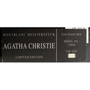 MINT 1993 MONTBLANC AGATHA CHRISTIE LIMITED EDITION MEISTERSTUCK FOUNTAIN PEN NEVER INKED OFFERED BY ANTIQUE DIGGER