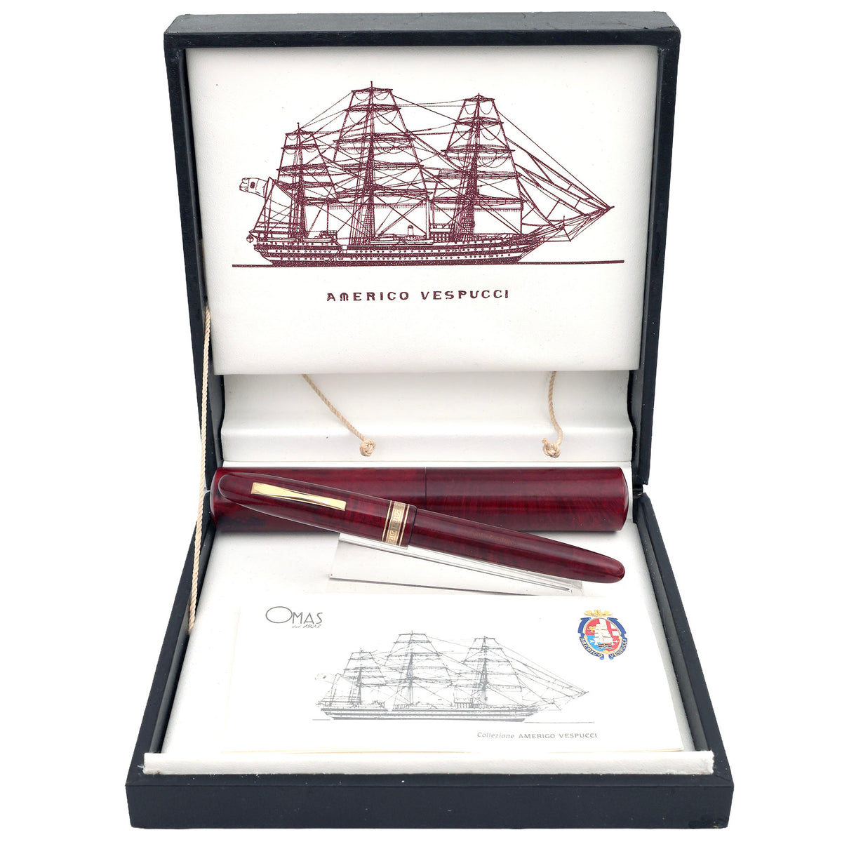 Omas Ogiva Amerigo Vespucci オマス 万年筆 1993 OMAS AMERIGO VESPUCCI SPECIAL EDITION BRIARWOOD FOUNTAIN PEN NEVE