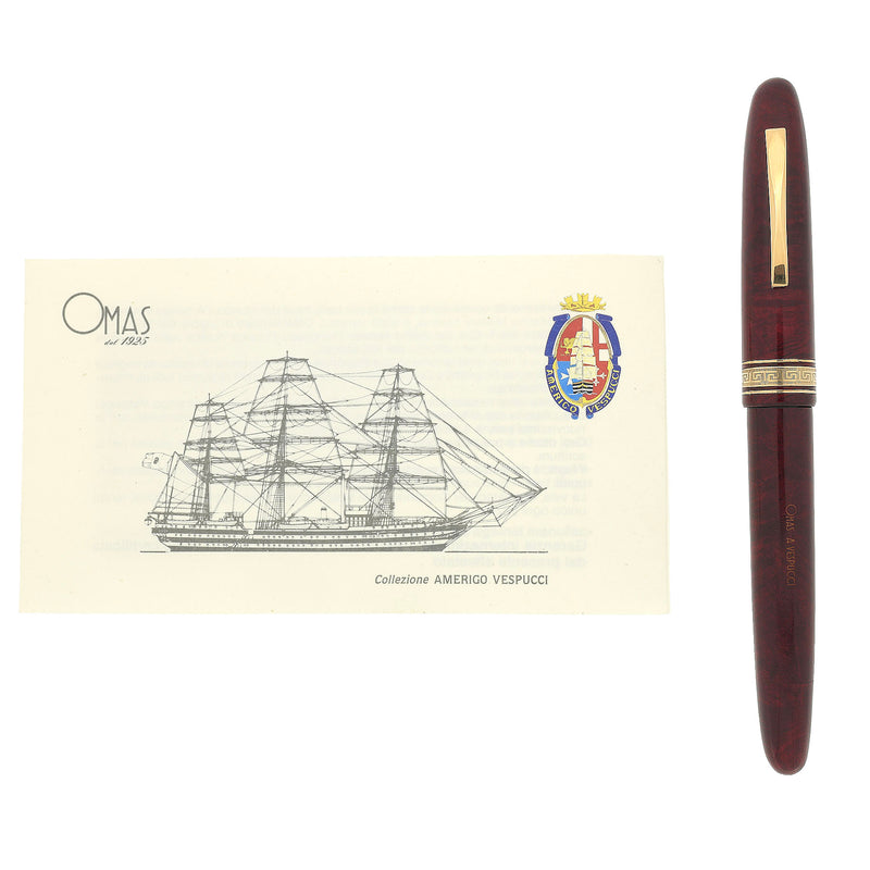 1993 OMAS AMERIGO VESPUCCI SPECIAL EDITION BRIARWOOD FOUNTAIN PEN NEVE