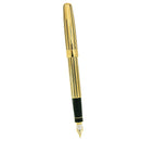 1993 PARKER SONNET 23K GOLD PLATE & BLACK LAQUE ATHENES MODEL 18K BROAD NIB FOUNTAIN PEN MINT OFFERED BY ANTIQUE DIGGER