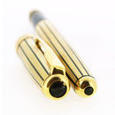 1993 PARKER SONNET 23K GOLD PLATE & BLACK LAQUE ATHENES MODEL 18K BROAD NIB FOUNTAIN PEN MINT OFFERED BY ANTIQUE DIGGER