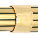 1993 PARKER SONNET 23K GOLD PLATE & BLACK LAQUE ATHENES MODEL 18K BROAD NIB FOUNTAIN PEN MINT OFFERED BY ANTIQUE DIGGER