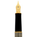 1993 PARKER SONNET CISELE STERLING SILVER FOUNTAIN PEN 18K FINE NIB NEVER INKED NEW IN BOX OFFERED BY ANTIQUE DIGGER