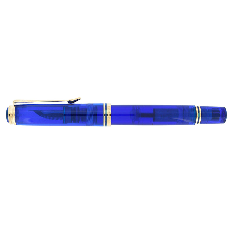 1993 PELIKAN M810 BLUE OCEAN LIMITED EDITION FOUNTAIN PEN W/BOX & PAPERS OFFERED BY ANTIQUE DIGGER