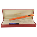 NEW OLD STOCK 1993 SHEAFFER FASHION II CADMIUM YELLOW FOUNTAIN PEN NEVER INKED OFFERED BY ANTIQUE DIGGER