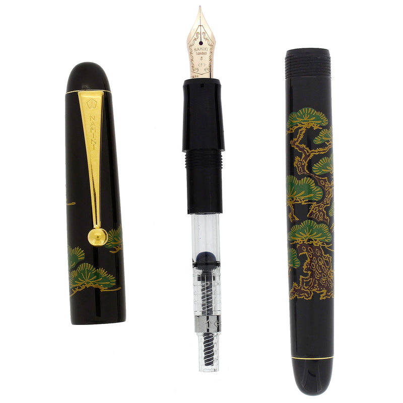 1994 NAMIKI MAKI-E NIPPON ART COLLECTION PINE TREE BONSAI FOUNTAIN PEN OFFERED BY ANTIQUE DIGGER