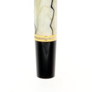 1994 PARKER DUOFOLD INTERNATIONAL BLACK & PEARL 18K BROAD NIB FOUNTAIN PEN NEVER INKED OFFERED BY ANTIQUE DIGGER