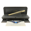 FIRST YEAR 1994 PARKER SONNET 14K DIAMONITE G XF NIB FOUNTAIN PEN NEVER INKED