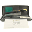 FIRST YEAR 1994 PARKER SONNET MATTE BLACK MEDIUM NIB FOUNTAIN PEN NEVER INKED OFFERED BY ANTIQUE DIGGER