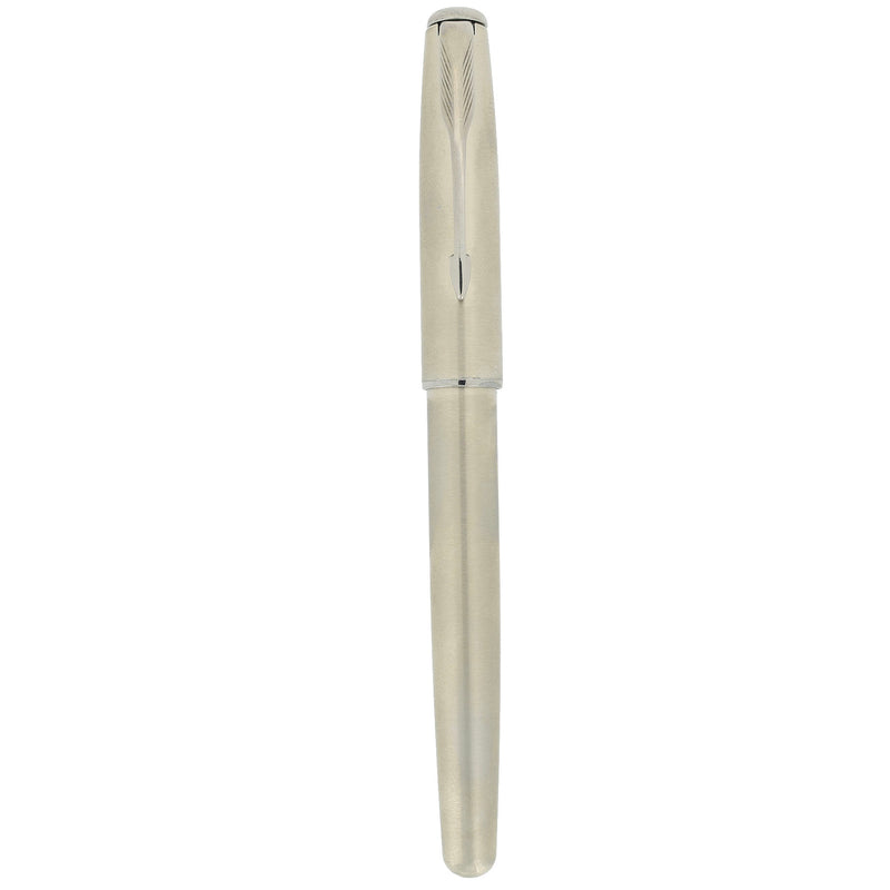 1994 PARKER SONNET STAINLESS FLIGHTER MEDIUM NIB FOUNTAIN PEN NEW OLD