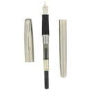 1994 PARKER SONNET STAINLESS FLIGHTER MEDIUM NIB FOUNTAIN PEN NEW OLD STOCK OFFERED BY ANTIQUE DIGGER