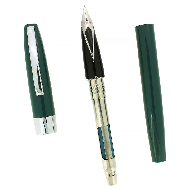 CIRCA 1994 SHEAFFER TRIUMPH IMPERIAL GREEN FOUNTAIN PEN NEVER INKED