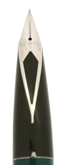 CIRCA 1994 SHEAFFER TRIUMPH IMPERIAL GREEN FOUNTAIN PEN IN ORIGINAL BOX NEVER INKED OFFERED BY ANTIQUE DIGGER