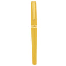 1995 LEBOEUF YELLOW LACQUER GOLD TRIM W/OPAL JEWEL 18K MEDIUM NIB FOUNTAIN PEN NEVER INKED GERMAN MADE OFFERED BY ANTIQUE DIGGER