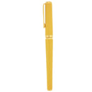 1995 LEBOEUF YELLOW LACQUER GOLD TRIM W/OPAL JEWEL 18K MEDIUM NIB FOUNTAIN PEN NEVER INKED GERMAN MADE OFFERED BY ANTIQUE DIGGER