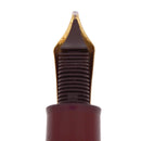 CIRCA 1995 MONTBLANC BORDEAUX TRAVELER'S N° 147 OBB NIB FOUNTAIN PEN SERVICED OFFERED BY ANTIQUE DIGGER