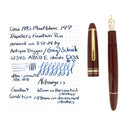 CIRCA 1995 MONTBLANC BORDEAUX TRAVELER'S N° 147 OBB NIB FOUNTAIN PEN SERVICED OFFERED BY ANTIQUE DIGGER