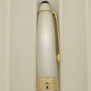 NEVER INKED 1995 MONTBLANC MEISTERSTUCK N°146 STERLING BARLEY OVERLAY 18K MED NIB FOUNTAIN PEN OFFERED BY ANTIQUE DIGGER