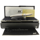 NEVER INKED 1995 MONTBLANC MEISTERSTUCK N°146 STERLING BARLEY OVERLAY 18K MED NIB FOUNTAIN PEN OFFERED BY ANTIQUE DIGGER