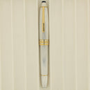 NEVER INKED 1995 MONTBLANC MEISTERSTUCK N°146 STERLING BARLEY OVERLAY 18K MED NIB FOUNTAIN PEN OFFERED BY ANTIQUE DIGGER