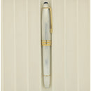 NEVER INKED 1995 MONTBLANC MEISTERSTUCK N°146 STERLING BARLEY OVERLAY 18K MED NIB FOUNTAIN PEN OFFERED BY ANTIQUE DIGGER