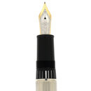 NEVER INKED 1995 MONTBLANC MEISTERSTUCK N°146 STERLING BARLEY OVERLAY 18K MED NIB FOUNTAIN PEN OFFERED BY ANTIQUE DIGGER