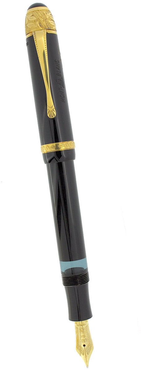 NEVER INKED 1995 MONTBLANC VOLTAIRE LIMITED EDITION MEISTERSTUCK FOUNTAIN PEN W/BOXES OFFERED BY ANTIQUE DIGGER