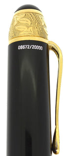 NEVER INKED 1995 MONTBLANC VOLTAIRE LIMITED EDITION MEISTERSTUCK FOUNTAIN PEN W/BOXES OFFERED BY ANTIQUE DIGGER