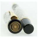 2005 PARKER DUOFOLD INTERNATIONAL BLACK & PEARL 18K BROAD NIB FOUNTAIN PEN OFFERED BY ANTIQUE DIGGER