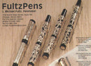 1995 PARKER DUOFOLD 14K MOORISH NIGHT MICHAEL FULTZ OVERLAY 18K STUB NIB FOUNTAIN PEN