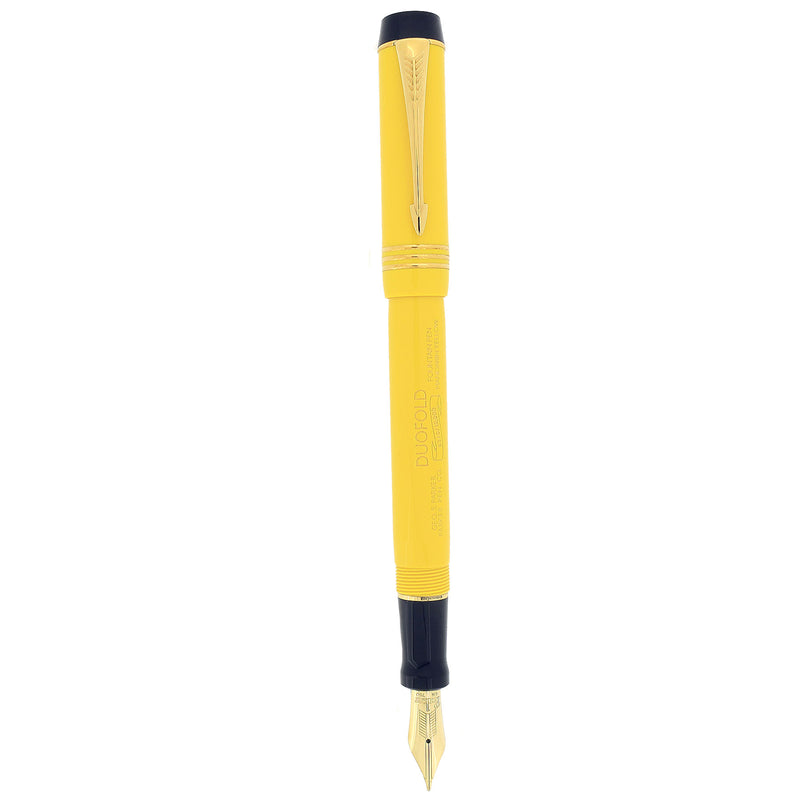 1995 PARKER DUOFOLD MANDARIN YELLOW 18K TRIM LIMITED EDITION 6310/1000