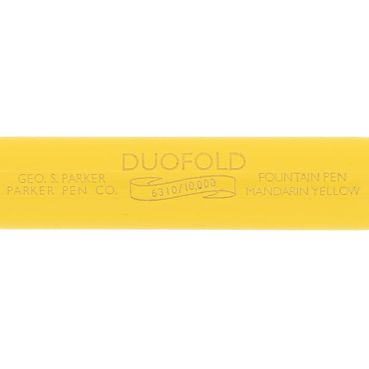1995 PARKER DUOFOLD MANDARIN YELLOW 18K TRIM LIMITED EDITION 6310/1000